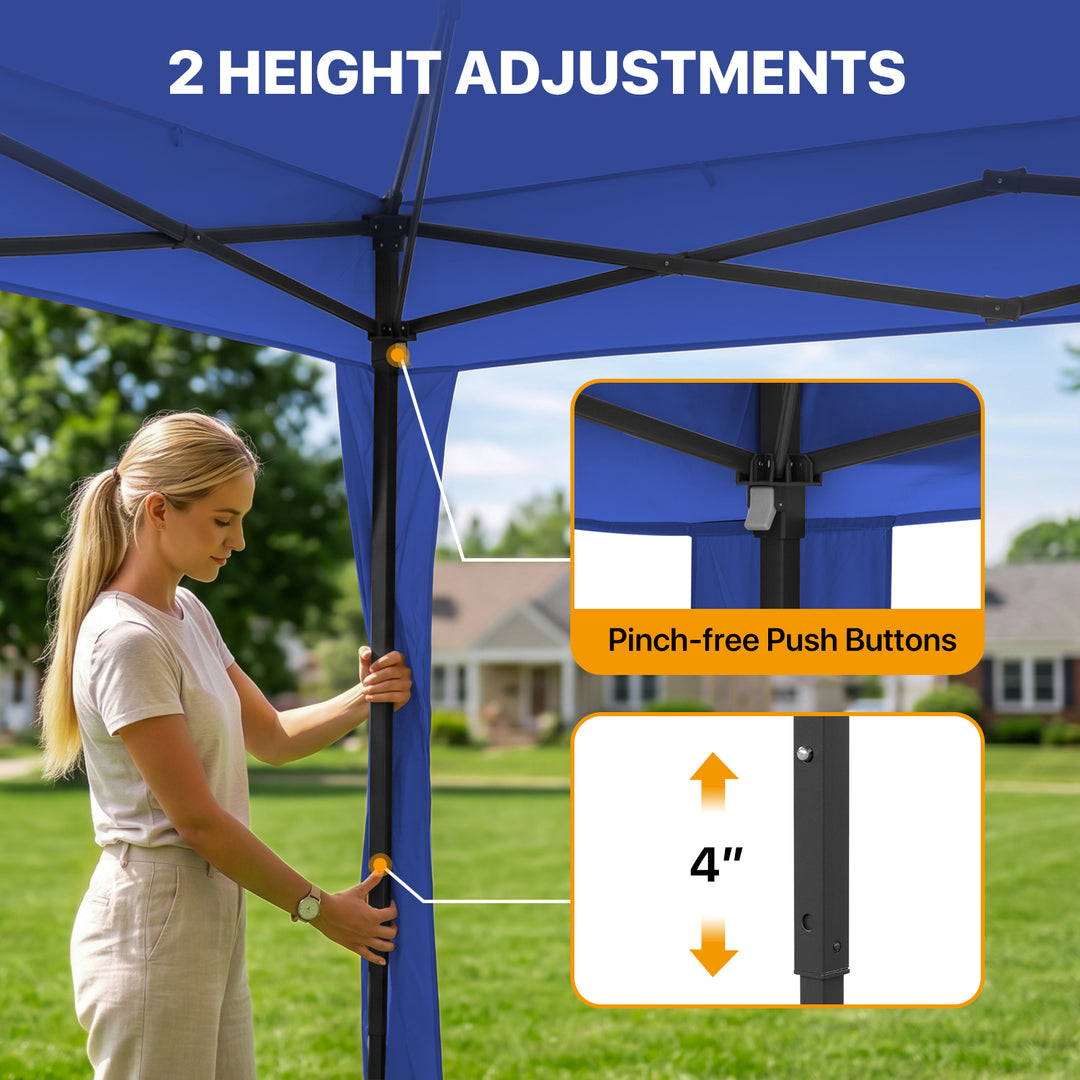 COOS BAY 11x11 Pop Up Gazebo with Mesh Netting