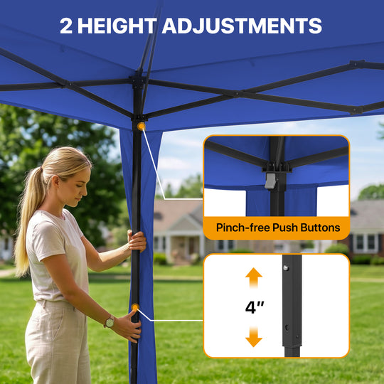 COOS BAY 11x11 Pop Up Gazebo with Mesh Netting