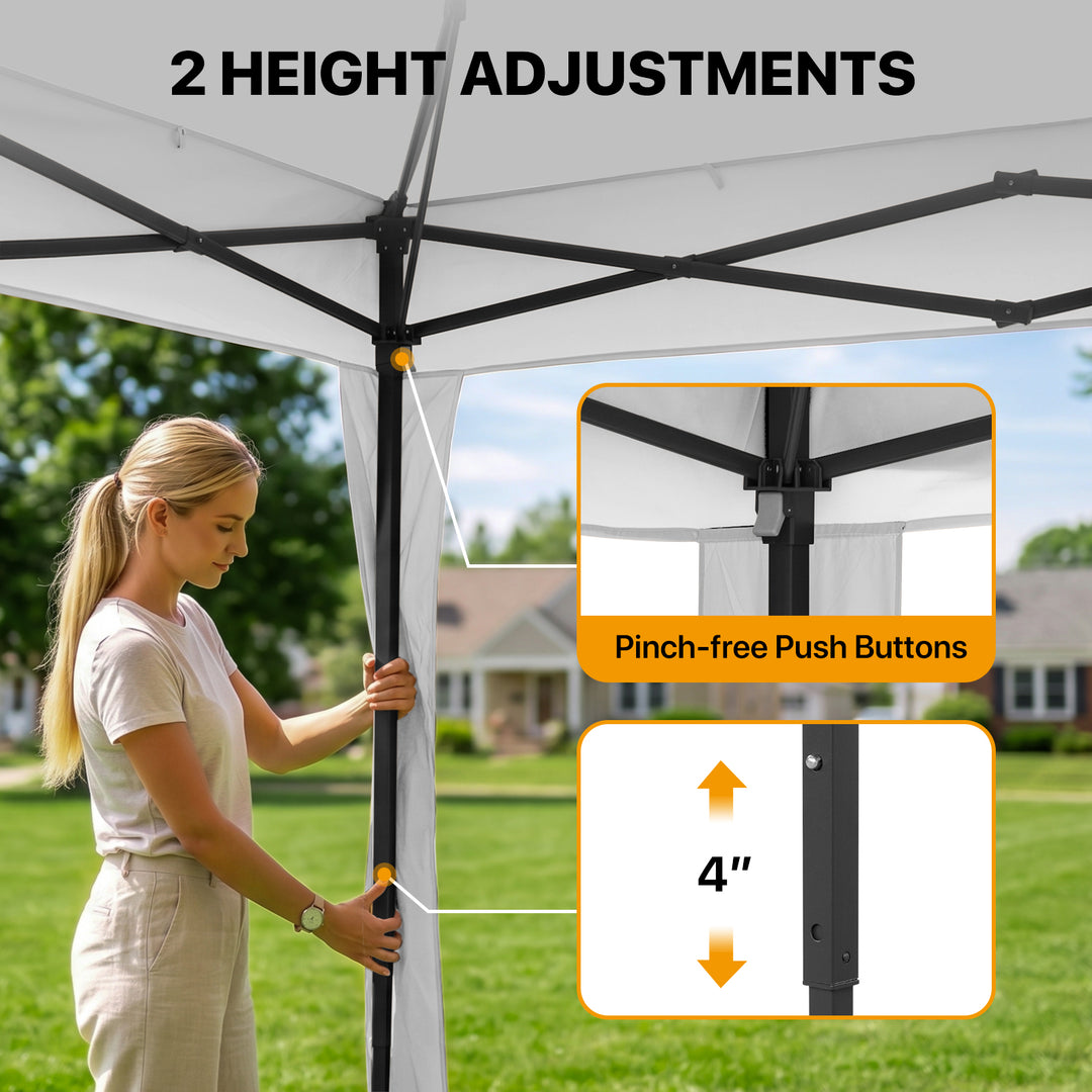 COOS BAY 11x11 Pop Up Gazebo with Mesh Netting