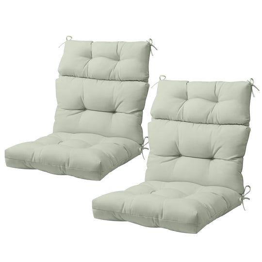 COOS BAY Outdoor Chair Cushions High Back 46x22 Inch, 2 Pack