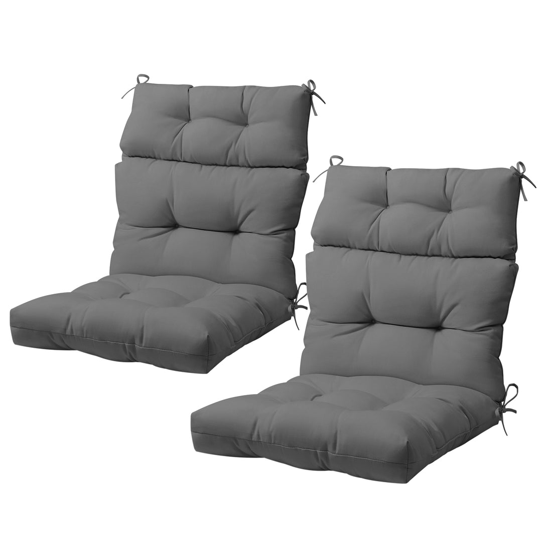 COOS BAY Outdoor Chair Cushions High Back 46x22 Inch, 2 Pack