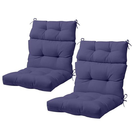 COOS BAY Outdoor Chair Cushions High Back 46x22 Inch, 2 Pack