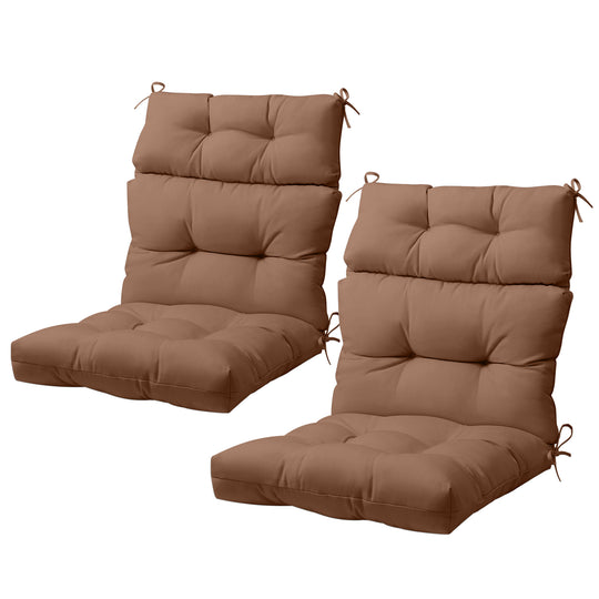 COOS BAY Outdoor Chair Cushions High Back 46x22 Inch, 2 Pack