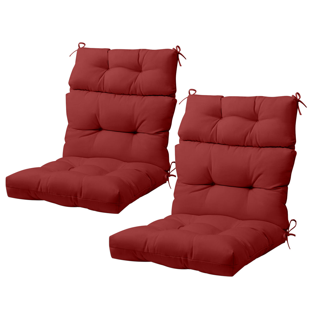 COOS BAY Outdoor Chair Cushions High Back 46x22 Inch, 2 Pack