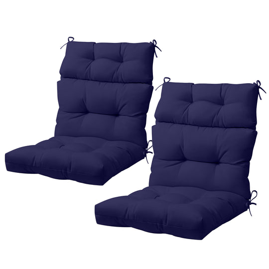 COOS BAY Outdoor Chair Cushions High Back 46x22 Inch, 2 Pack