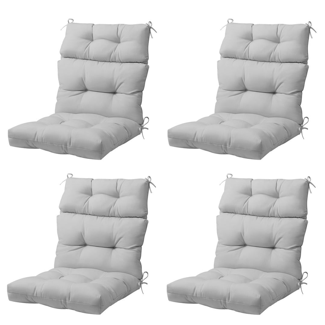 COOS BAY Outdoor Chair Cushions High Back 46x22 Inch, 4 Pack