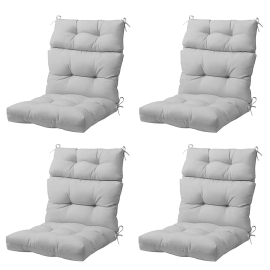 COOS BAY Outdoor Chair Cushions High Back 46x22 Inch, 4 Pack
