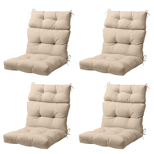 COOS BAY Outdoor Chair Cushions High Back 46x22 Inch, 4 Pack