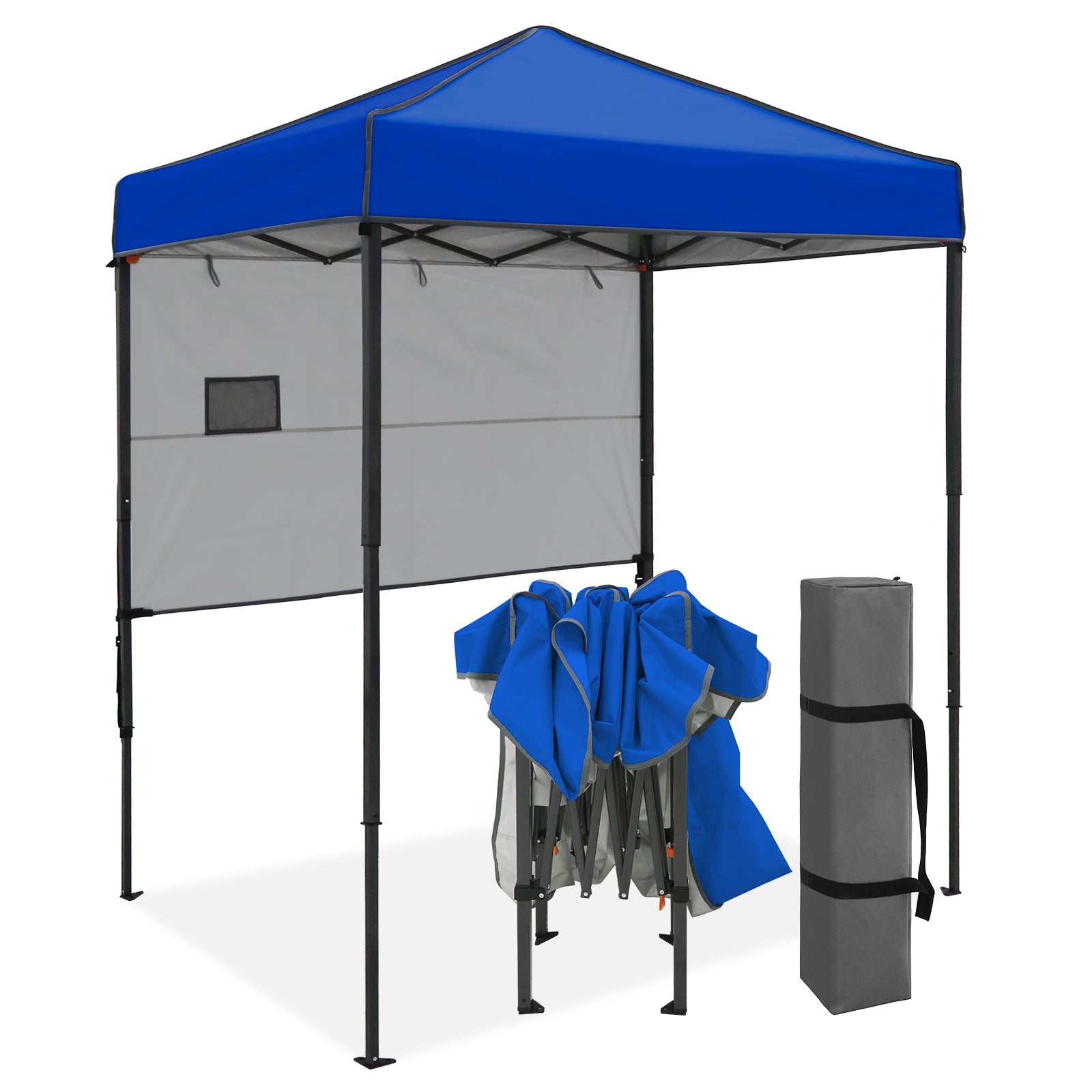 COOS BAY Pop Up Canopy Tent 6x4 with Adjustable Sun Wall – COOS