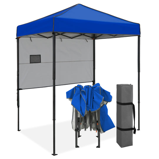 COOS BAY Pop Up Canopy Tent 6x4 with Adjustable Sun Wall