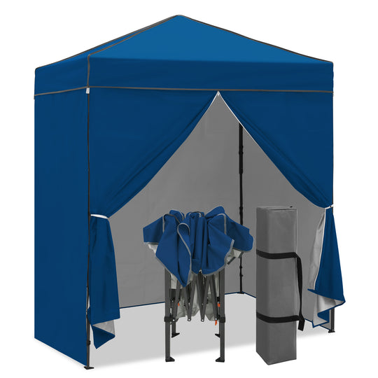 COOS BAY Pop Up Canopy Tent 6x4 with Four Removable Sun Walls