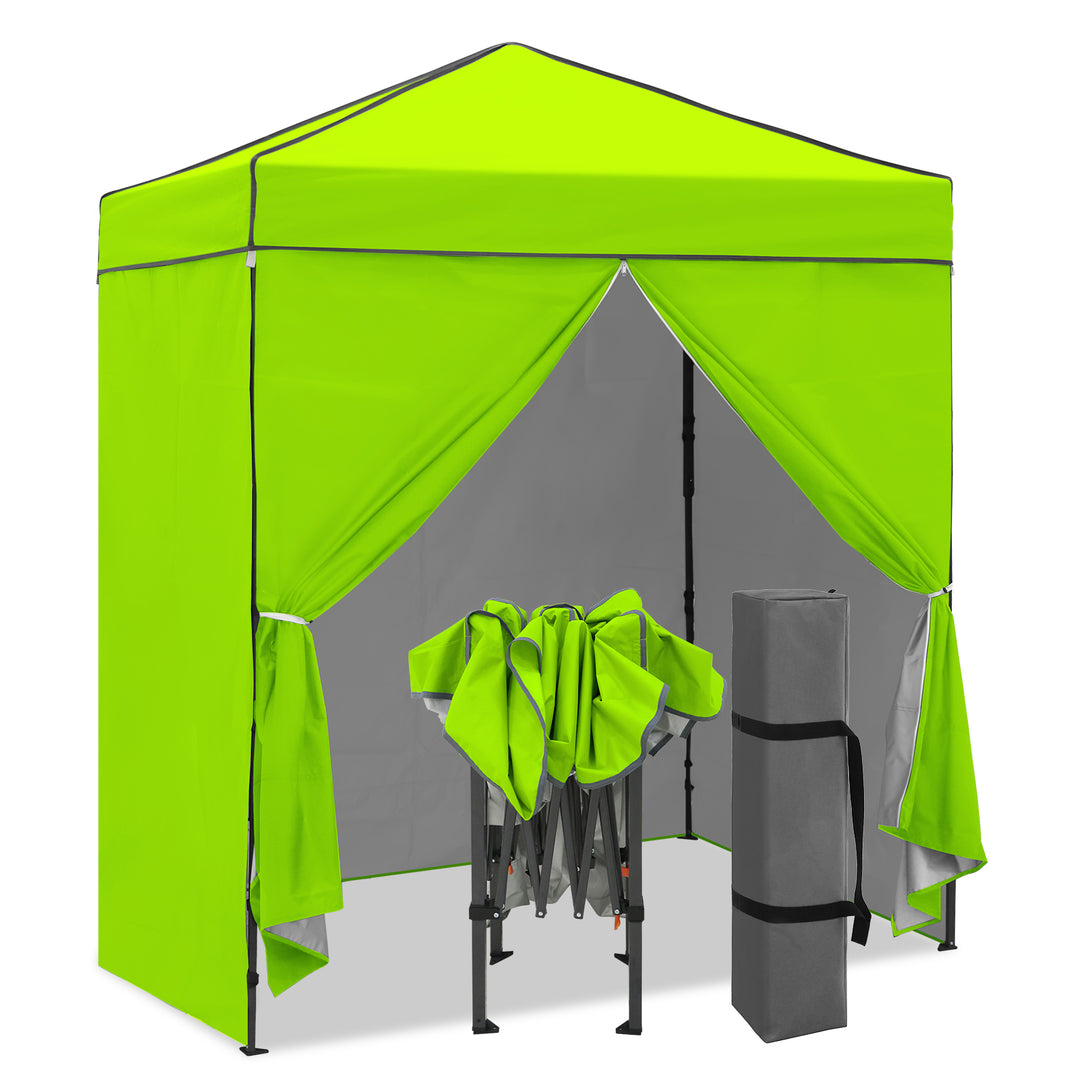 COOS BAY Pop Up Canopy Tent 6x4 with Four Removable Sun Walls