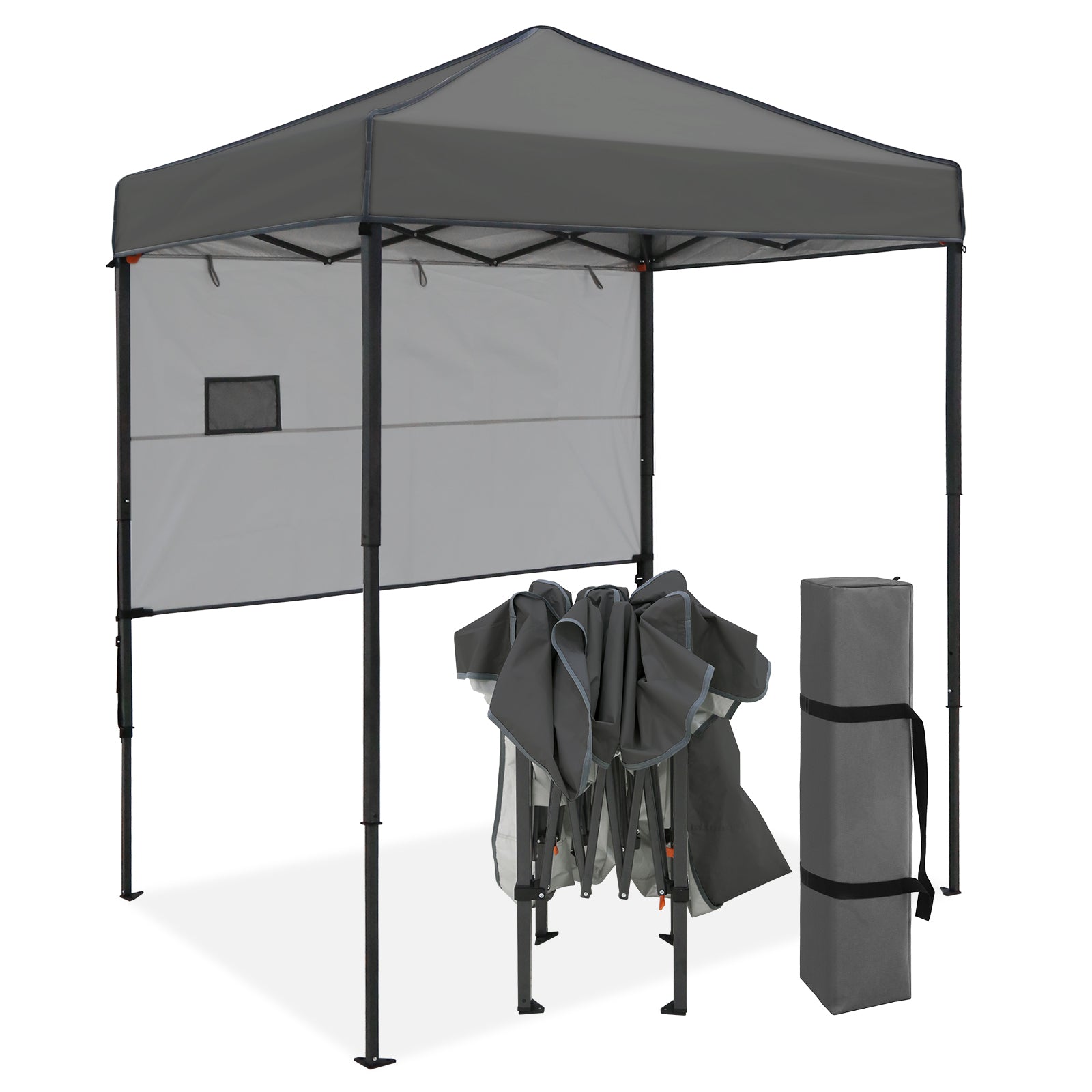 COOS BAY Pop Up Canopy Tent 6x4 with Adjustable Sun Wall – COOS