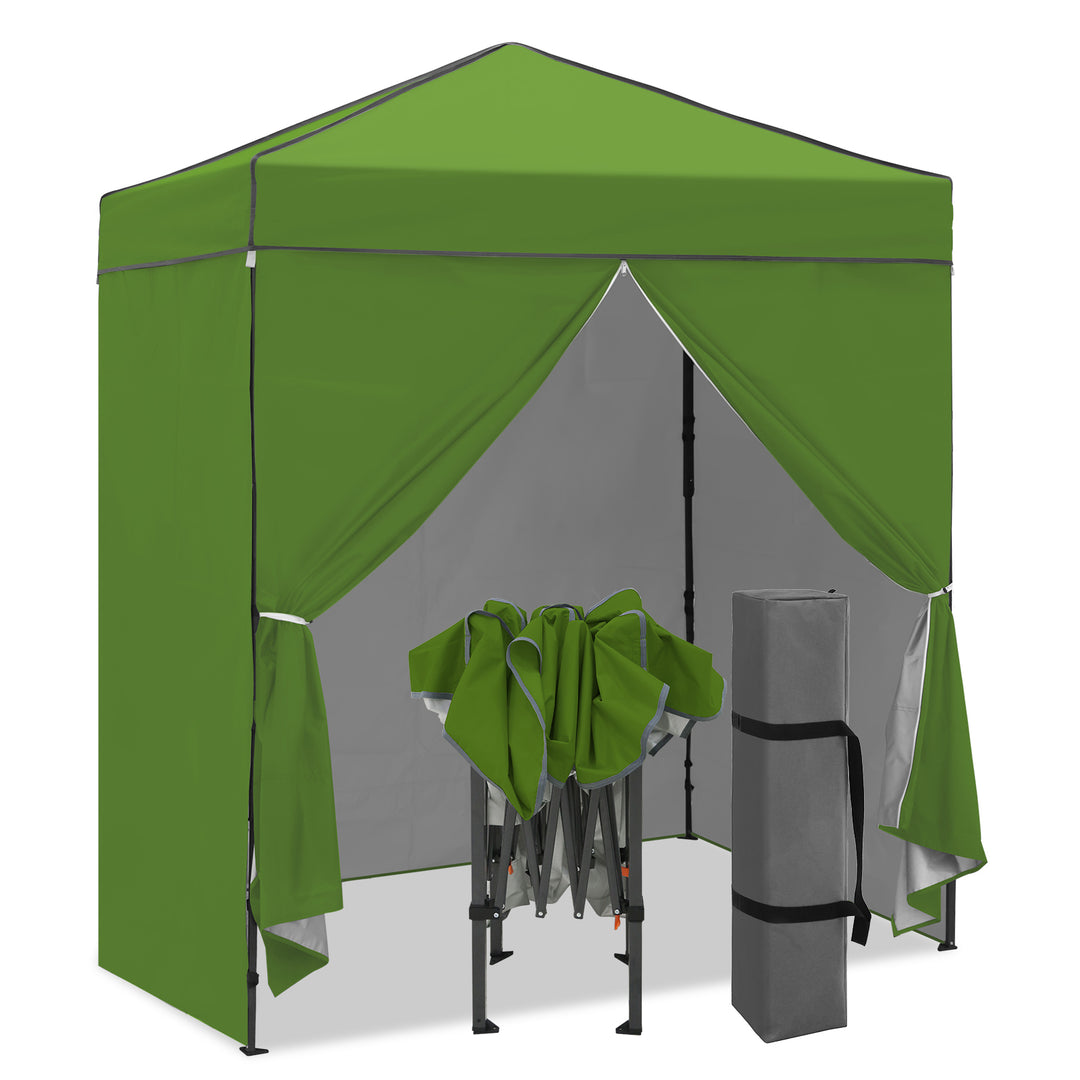 COOS BAY Pop Up Canopy Tent 6x4 with Four Removable Sun Walls