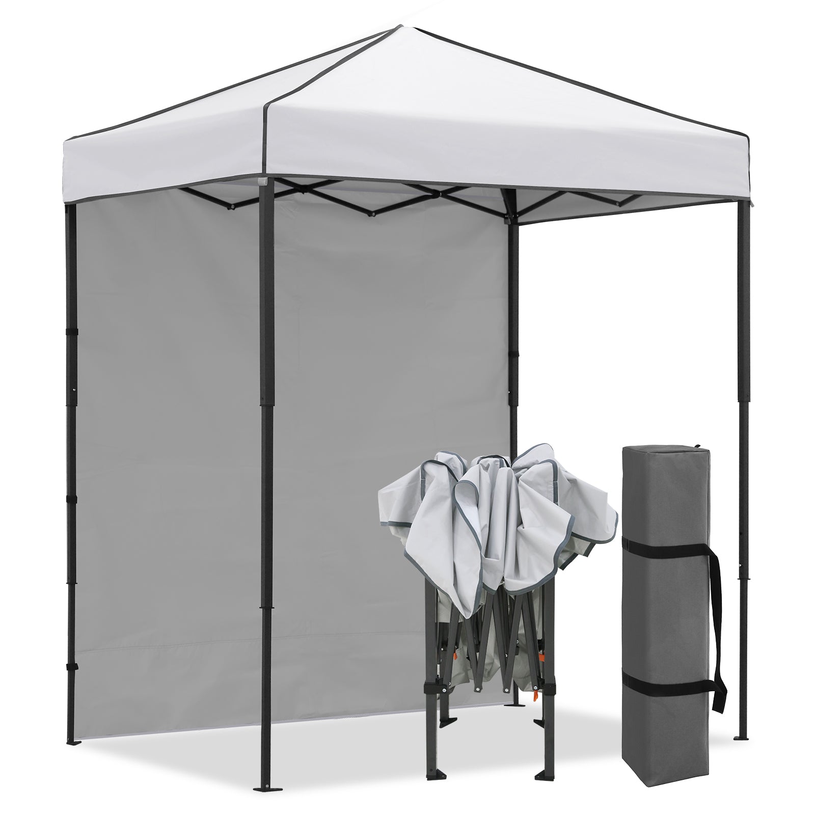 COOS BAY Pop Up Canopy Tent 6x4 with One Removable Sun Wall – COOS
