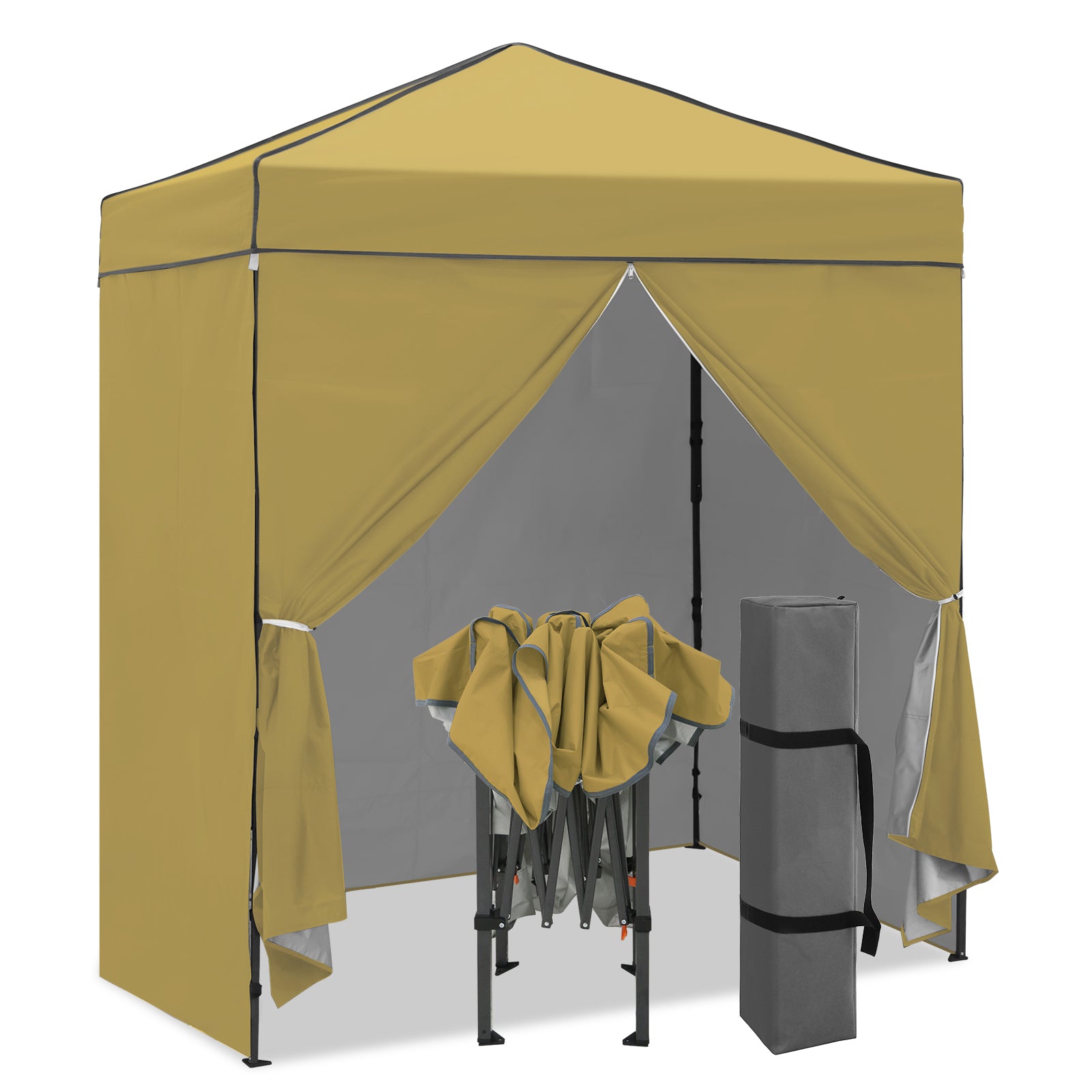 COOS BAY Pop Up Canopy Tent 6x4 with Four Removable Sun Walls