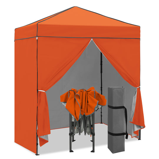 COOS BAY Pop Up Canopy Tent 6x4 with Four Removable Sun Walls