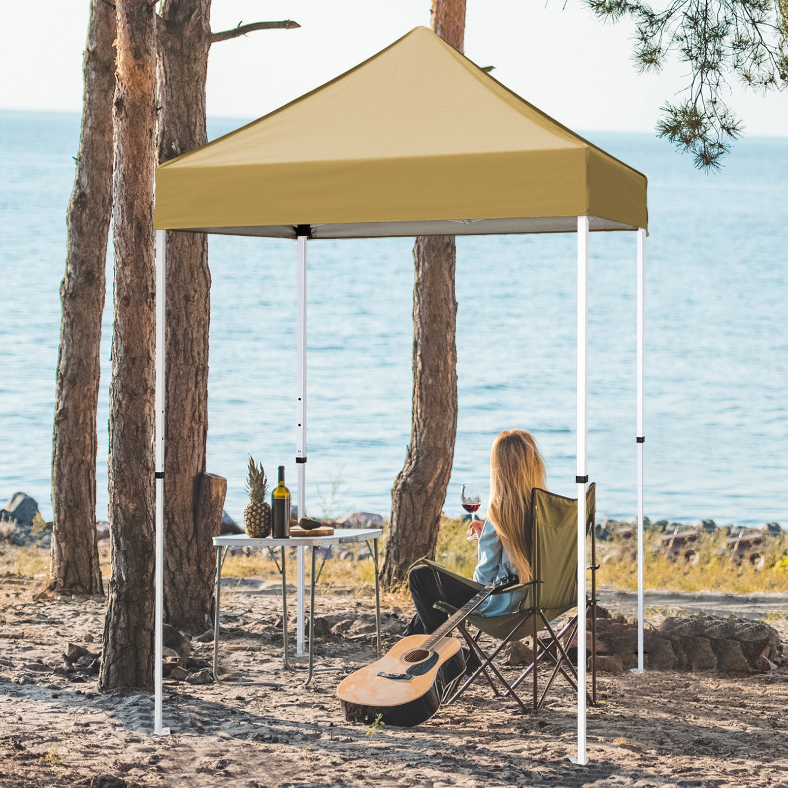 Canopy Tent COOS BAY 5x5 Portable Instant , Pop Up Outdoor Canopy