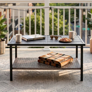 COOS BAY Sunset Haven Outdoor Patio Side Table/Coffee Table