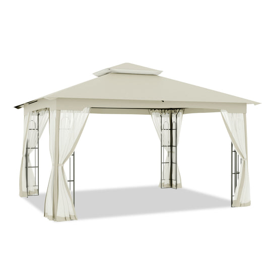 COOS BAY 10x12 Outdoor Patio Gazebo with Netting
