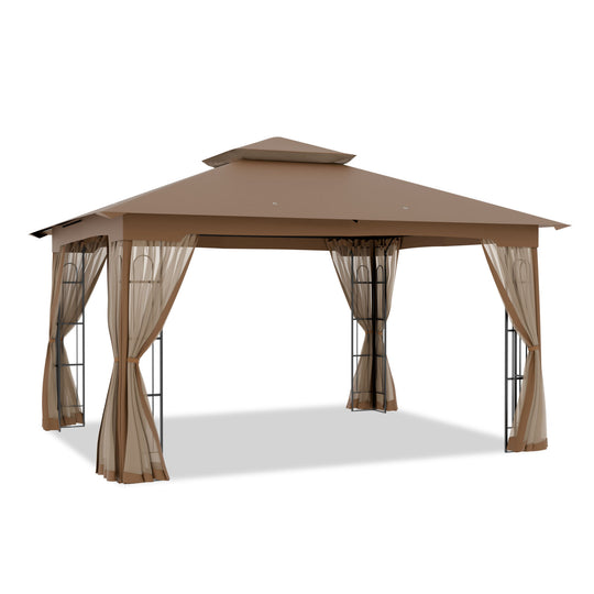 COOS BAY 10x12 Outdoor Patio Gazebo with Netting