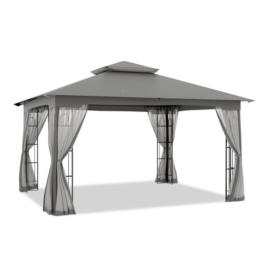 COOS BAY 10x12 Outdoor Patio Gazebo with Netting