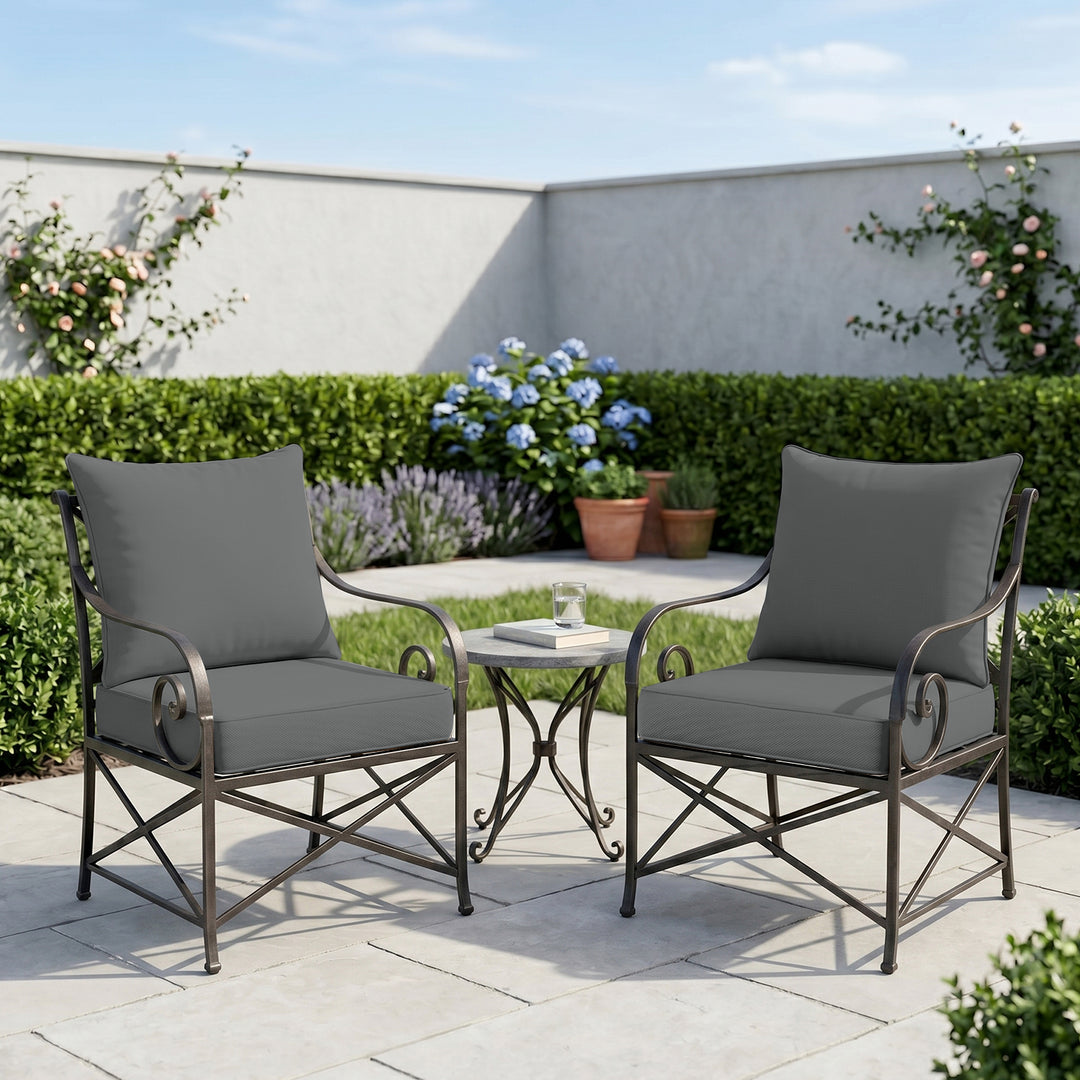 COOS BAY Deep Seat Patio Chair Cushions, 4 Pack