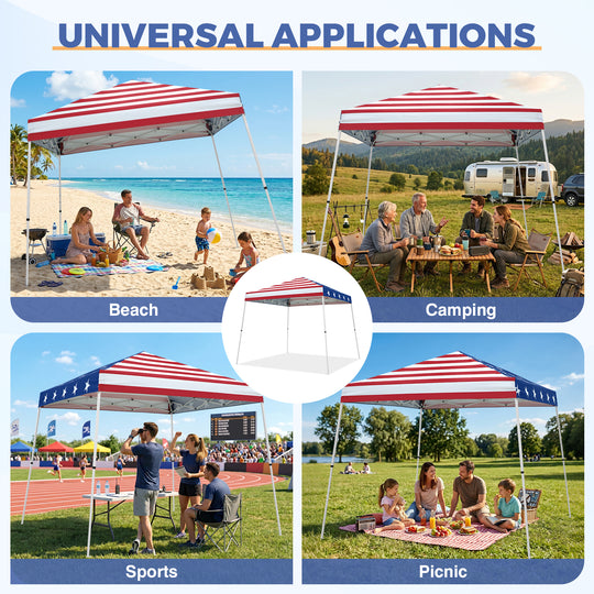 10x10 Pop Up Canopy Tent , 10x10 Base 8x8 Top