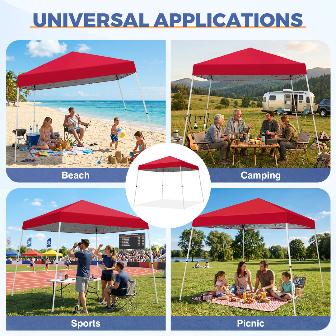10x10 Pop Up Canopy Tent , 10x10 Base 8x8 Top