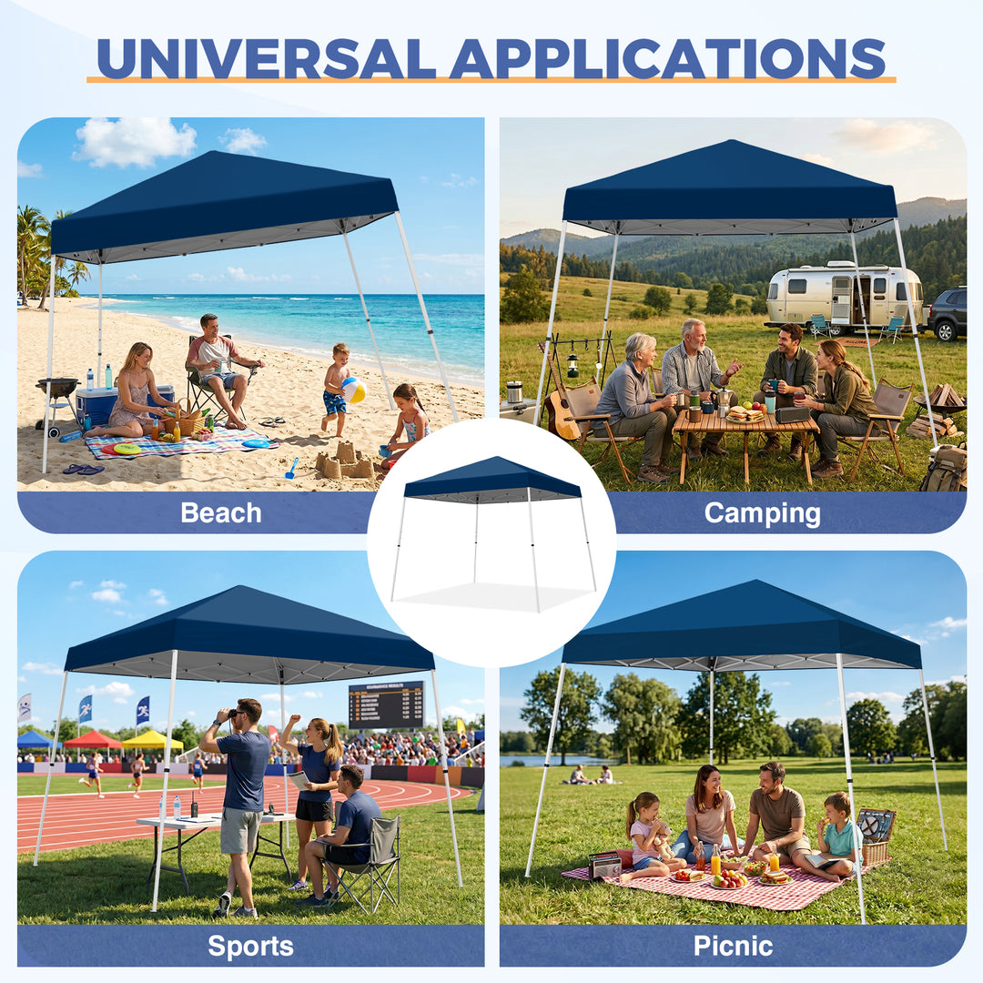 10x10 Pop Up Canopy Tent , 10x10 Base 8x8 Top