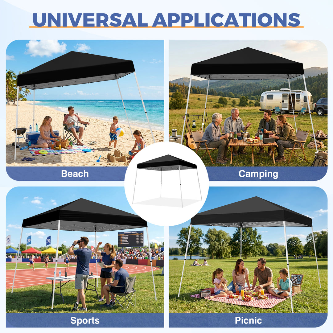 10x10 Pop Up Canopy Tent , 10x10 Base 8x8 Top