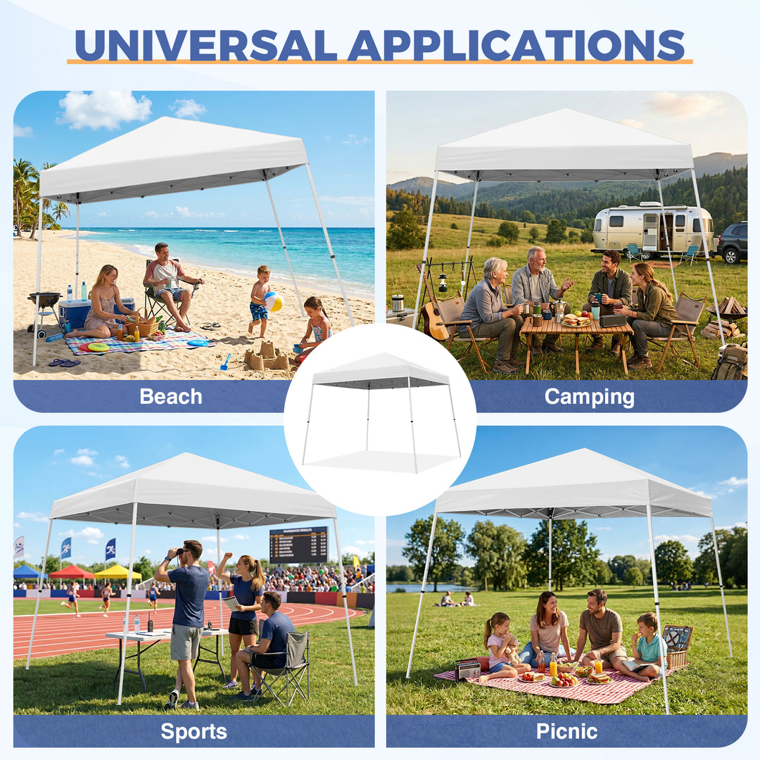 10x10 Pop Up Canopy Tent , 10x10 Base 8x8 Top