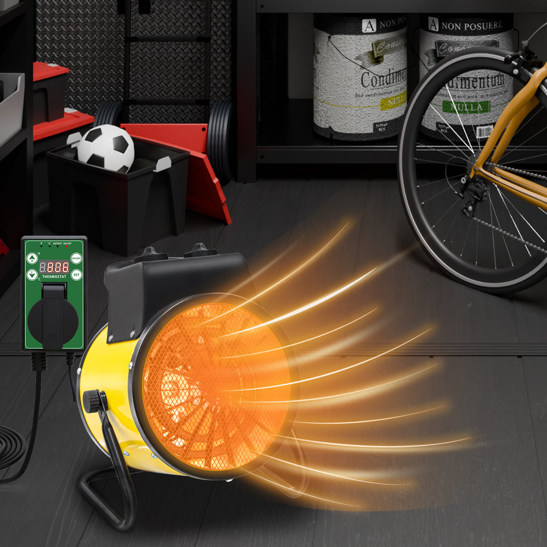 COOS BAY 1500W Outdoor Space Heater with Thermostat