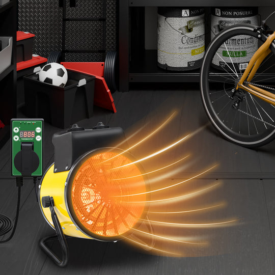 COOS BAY 1500W Outdoor Space Heater with Thermostat