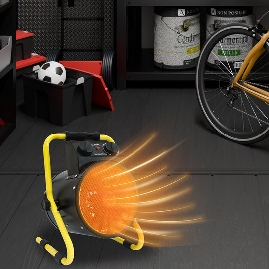 COOS BAY 1500W Portable Electric Space Heater, 1/2 Pack, Black