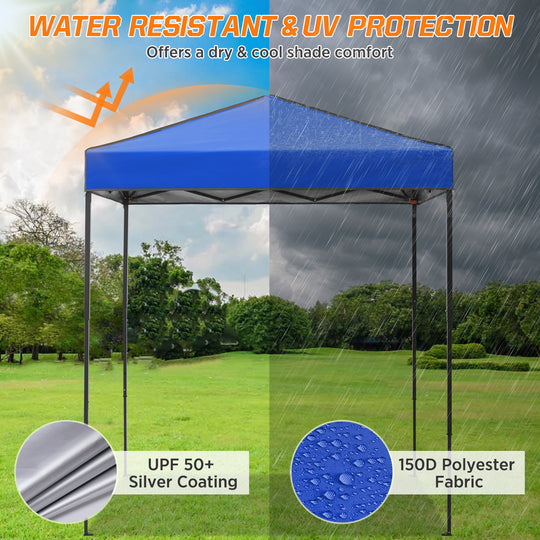 COOS BAY Pop Up Canopy Tent 6x4