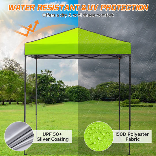 COOS BAY Pop Up Canopy Tent 6x4
