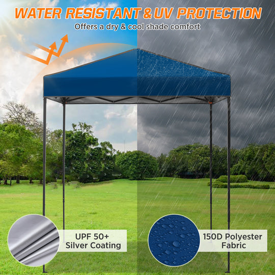 COOS BAY Pop Up Canopy Tent 6x4
