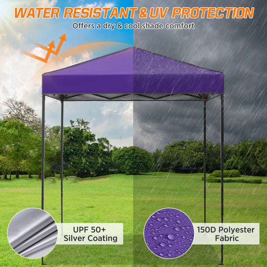 COOS BAY Pop Up Canopy Tent 6x4
