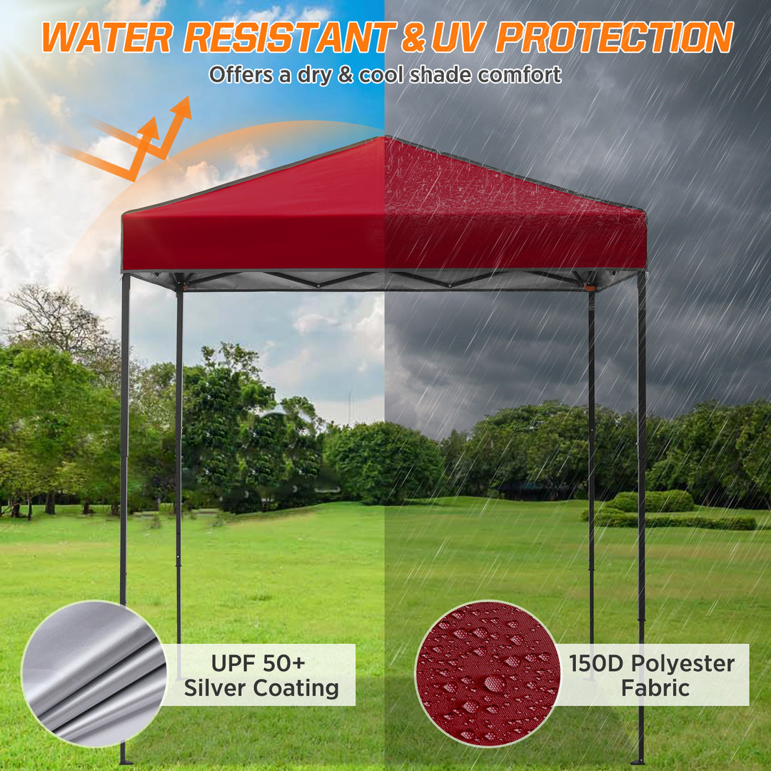 COOS BAY Pop Up Canopy Tent 6x4