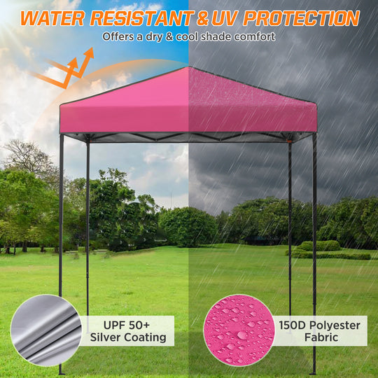 COOS BAY Pop Up Canopy Tent 6x4