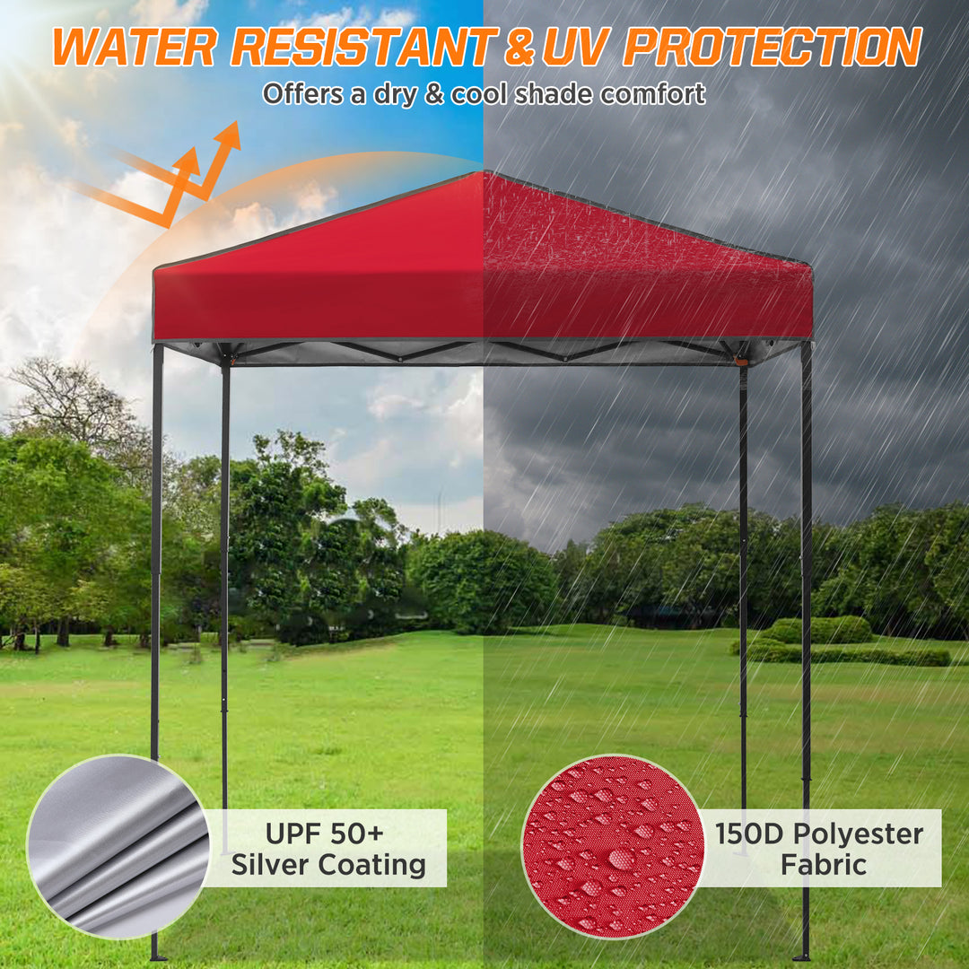 COOS BAY Pop Up Canopy Tent 6x4