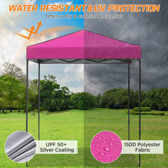 COOS BAY Pop Up Canopy Tent 6x4