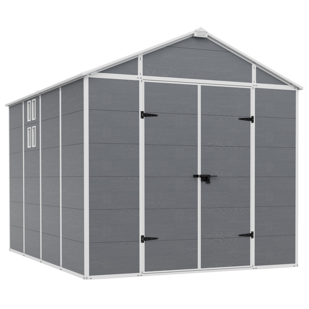 COOS BAY 5x3/6x4/8x6/8x8/8x10 Outdoor Storage Shed