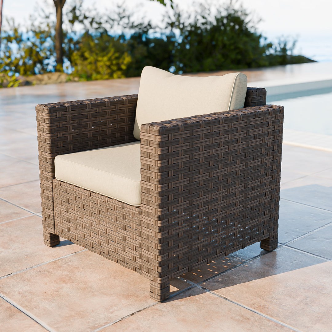 COOS BAY Lanai Chic Outdoor Chair, Set of 1, 2, 4