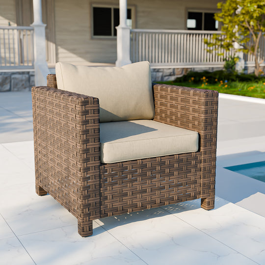 COOS BAY Lanai Chic Outdoor Chair, Set of 1, 2, 4