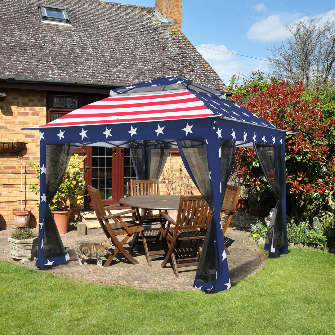 COOS BAY 11x11 Pop Up Gazebo with Mesh Netting