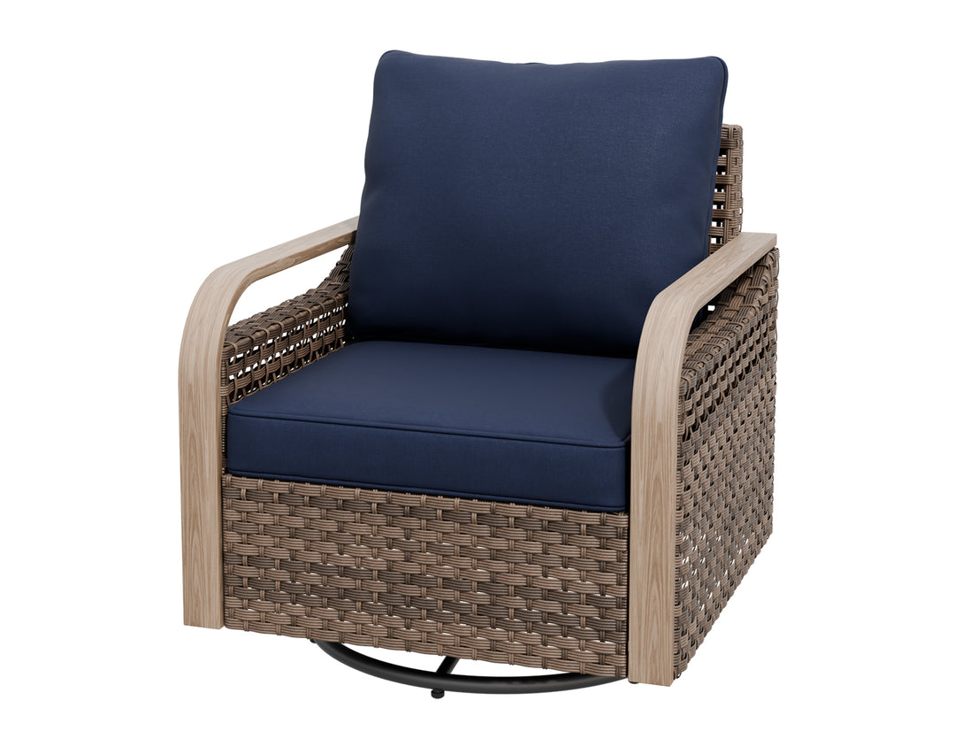 COOS BAY Modern Outdoor Swivel Rocker Chair