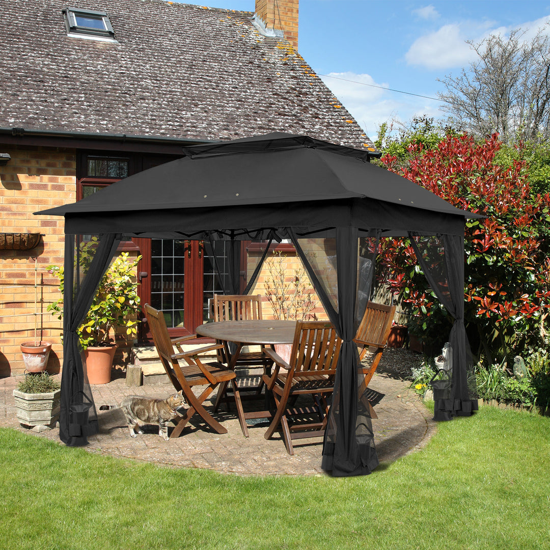 COOS BAY 11x11 Pop Up Gazebo with Mesh Netting