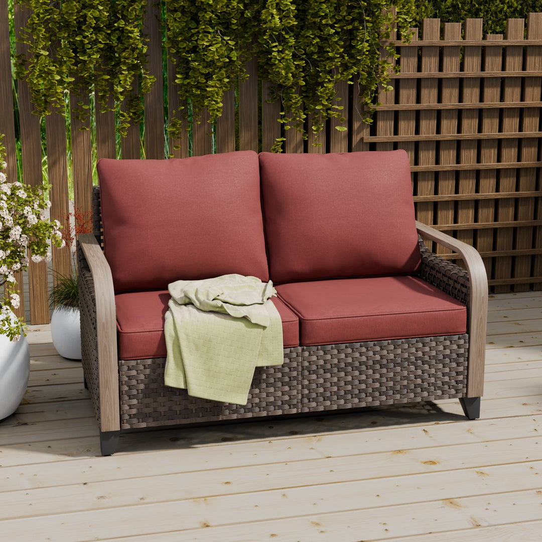 COOS BAY Modern 2 Seat Loveseat Sofa